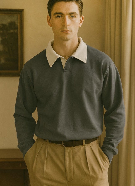 Collar Style Sweatshirt – Fleece