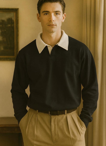 Collar Style Sweatshirt – Fleece