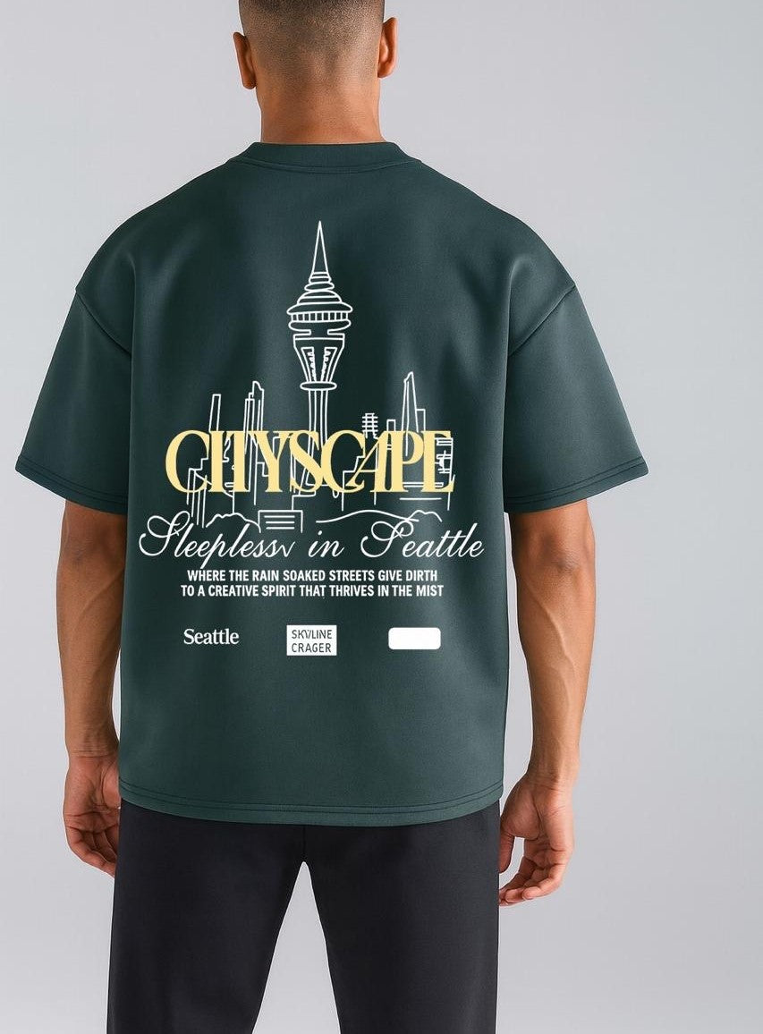 Printed Drop Shoulder Sweatshirt – Fleece