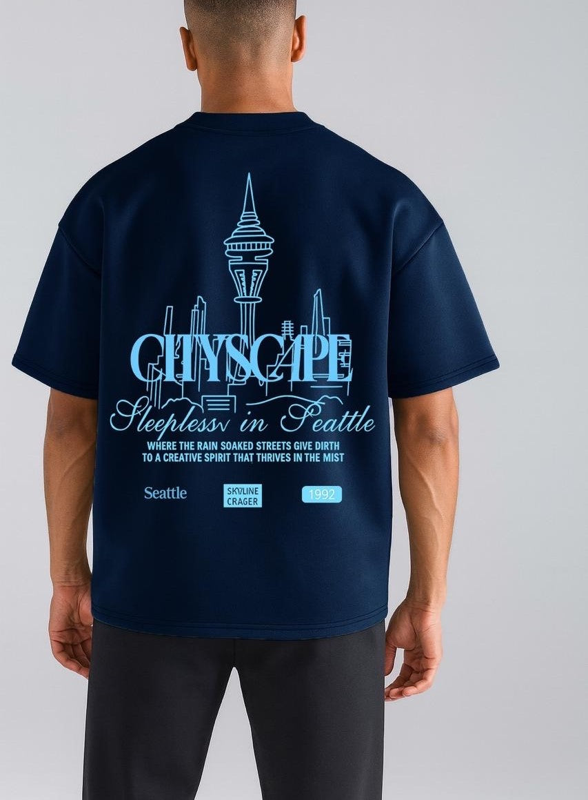 Printed Drop Shoulder Sweatshirt – Fleece