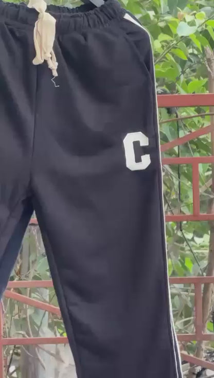 C Embroidery Trouser – Cotton Fleece